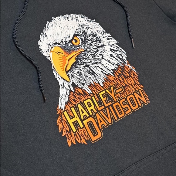 Harley-Davidson Eagle Hoodie - Women's size SMALL - Picture 5 of 9